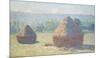 Haystacks, End of Summer, 1891-Claude Monet-Mounted Art Print