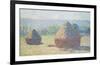 Haystacks, End of Summer, 1891-Claude Monet-Framed Art Print