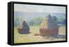 Haystacks, End of Summer by Claude Monet-Claude Monet-Framed Stretched Canvas