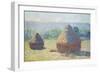 Haystacks, End of Summer by Claude Monet-Claude Monet-Framed Giclee Print