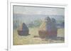 Haystacks: End of Summer-Claude Monet-Framed Giclee Print