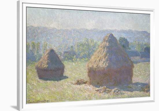 Haystacks: End of Summer-Claude Monet-Framed Giclee Print