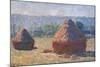 Haystacks, End of the Summer, Morning Effects-Claude Monet-Mounted Art Print