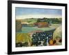 Haystacks in Brittany, 1890-Paul Gauguin-Framed Giclee Print