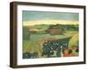 Haystacks in Brittany, 1890-Paul Gauguin-Framed Giclee Print