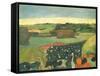 Haystacks in Brittany, 1890-Paul Gauguin-Framed Stretched Canvas