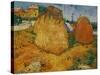 Haystacks in Provence, c.1888-Vincent van Gogh-Stretched Canvas