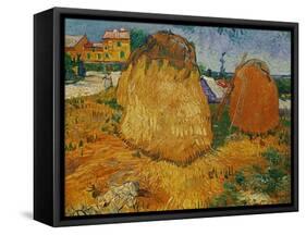 Haystacks in Provence, c.1888-Vincent van Gogh-Framed Stretched Canvas