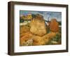 Haystacks in Provence. Oil on canvas (1888) Cat. No. 226.-Vincent van Gogh-Framed Giclee Print