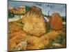 Haystacks in Provence. Oil on canvas (1888) Cat. No. 226.-Vincent van Gogh-Mounted Giclee Print