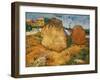 Haystacks in Provence. Oil on canvas (1888) Cat. No. 226.-Vincent van Gogh-Framed Giclee Print