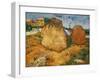 Haystacks in Provence. Oil on canvas (1888) Cat. No. 226.-Vincent van Gogh-Framed Giclee Print