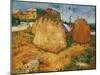 Haystacks in Provence. Oil on canvas (1888) Cat. No. 226.-Vincent van Gogh-Mounted Giclee Print