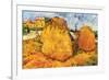 Haystacks In Provence-Vincent van Gogh-Framed Premium Giclee Print