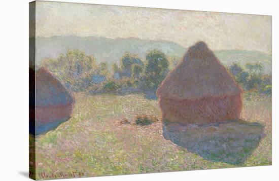 Haystacks, Midday, 1890-Claude Monet-Stretched Canvas