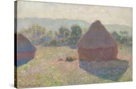 Haystacks, Midday, 1890-Claude Monet-Stretched Canvas