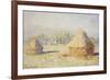 Haystacks, Morning Effect-Claude Monet-Framed Premium Giclee Print