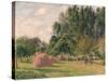 Haystacks, Morning, Éragny, 1899-Camille Pissarro-Stretched Canvas