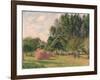 Haystacks, Morning, Éragny, 1899-Camille Pissarro-Framed Giclee Print