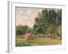 Haystacks, Morning, Éragny, 1899-Camille Pissarro-Framed Giclee Print