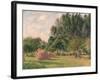 Haystacks, Morning, Éragny, 1899-Camille Pissarro-Framed Giclee Print