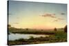 Haystacks on the Newburyport Marshes, 1862-Martin Johnson Heade-Stretched Canvas