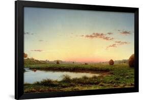 Haystacks on the Newburyport Marshes, 1862-Martin Johnson Heade-Framed Giclee Print