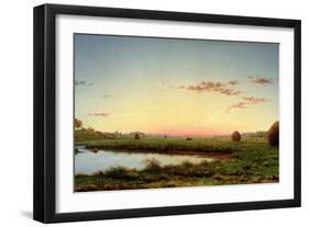 Haystacks on the Newburyport Marshes, 1862-Martin Johnson Heade-Framed Giclee Print