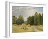 Haystacks, Preobrazhenskoe-Ivan Ivanovich Shishkin-Framed Giclee Print