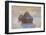 Haystacks: Snow Effect, 1891-Claude Monet-Framed Giclee Print