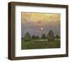 Haystacks Twilight, 1899-Isaac Levitan-Framed Art Print