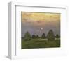 Haystacks Twilight, 1899-Isaac Levitan-Framed Art Print