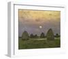 Haystacks Twilight, 1899-Isaac Levitan-Framed Art Print