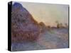 Haystacks-Claude Monet-Stretched Canvas