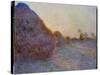 Haystacks-Claude Monet-Stretched Canvas