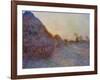 Haystacks-Claude Monet-Framed Giclee Print