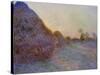 Haystacks-Claude Monet-Stretched Canvas