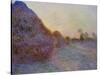 Haystacks-Claude Monet-Stretched Canvas