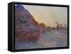 Haystacks-Claude Monet-Framed Stretched Canvas