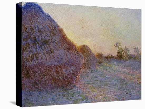 Haystacks-Claude Monet-Stretched Canvas