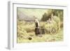 Haytime, C.1860-Myles Birket Foster-Framed Giclee Print