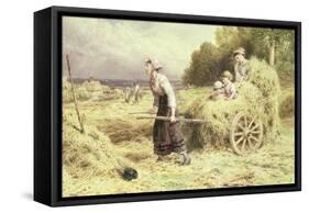 Haytime, C.1860-Myles Birket Foster-Framed Stretched Canvas