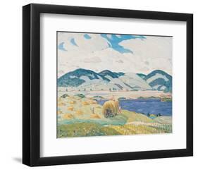 Haytime Near Knowlton-Albert H^ Robinson-Framed Art Print