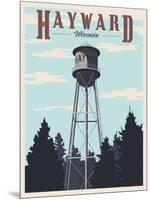 Hayward Water Tower-Steve Thomas-Mounted Premium Giclee Print