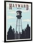 Hayward Water Tower-Steve Thomas-Framed Premium Giclee Print