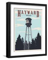 Hayward Water Tower-Steve Thomas-Framed Giclee Print