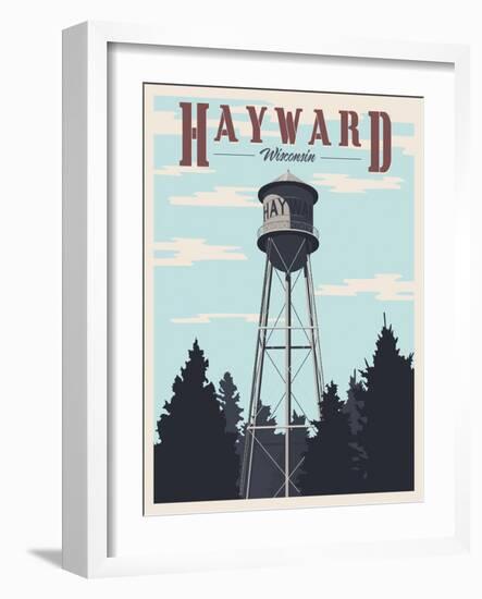 Hayward Water Tower-Steve Thomas-Framed Giclee Print