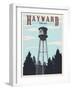 Hayward Water Tower-Steve Thomas-Framed Giclee Print