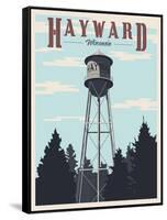 Hayward Water Tower-Steve Thomas-Framed Stretched Canvas
