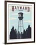 Hayward Water Tower-Steve Thomas-Framed Giclee Print